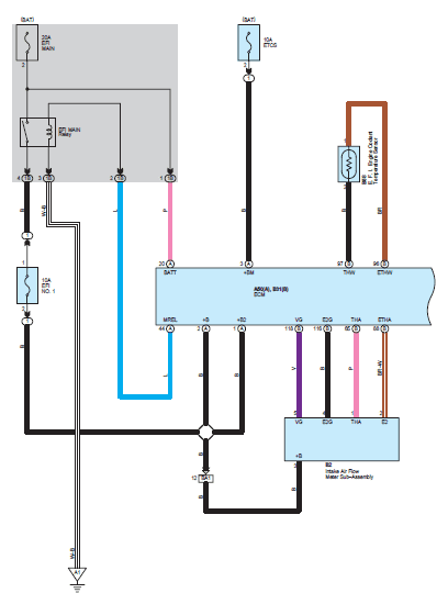 Electronically controlled transmission Toyota Corolla