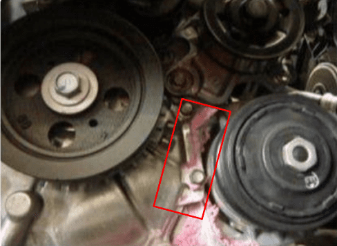 Toyota 4runner leaking coolant