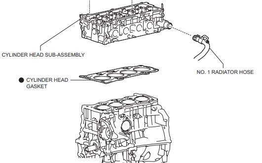 2AZ FE cylinder head